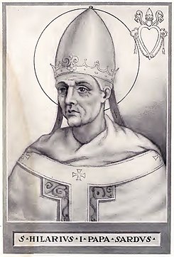 St. Pope Hilarius